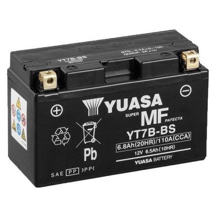 YUASA YT7B-BS 12V 6.8AH 110A L+