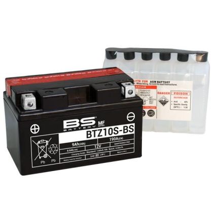 BS BATTERY BTZ10S-BS 12V 9AH 190A L+