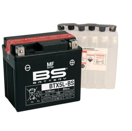 BS BATTERY BTX5L-BS 12V 4.2AH 80A R+