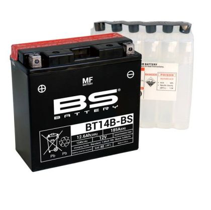 BS BATTERY BT14B-BS 12V 12.6AH 185A L+