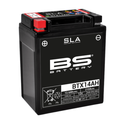 BS BATTERY BTX14AH SLA 12V 14.7AH 210A L+