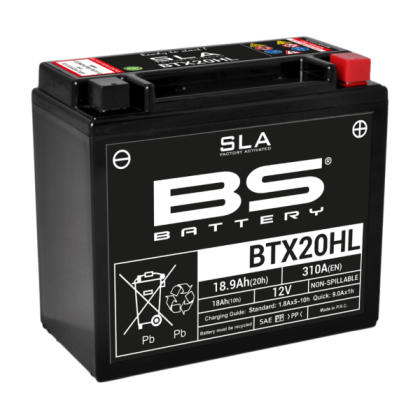 BS BATTERY BTX20HL SLA 12V 18.9AH 310A R+