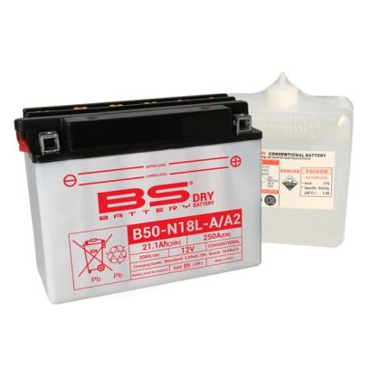 BS BATTERY B50-N18L-A3 12V 21.1AH 250A R+