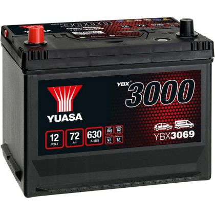 YUASA YBX3069 12V 72AH JIS L+ 630A