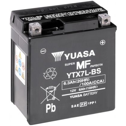 YUASA YTX7L-BS 12V 6.3AH 100A R+