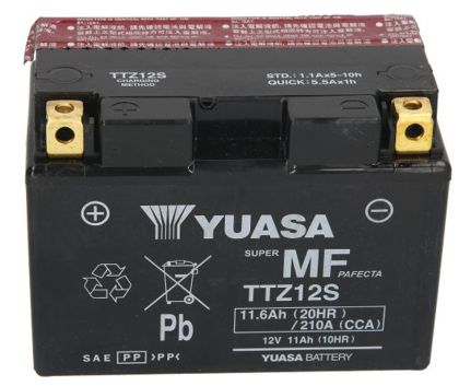 YUASA TTZ12S 12V 11AH 210A L+