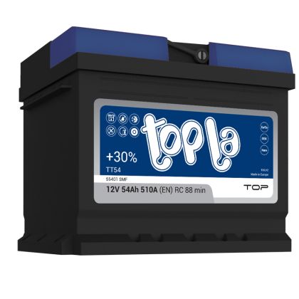 TOPLA 12V 54AH 510A R+