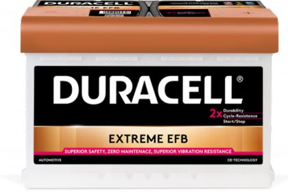 DURACELL 12V 75AH EFB 700A R+