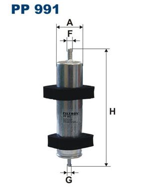 Горивен филтър FILTRON PP991
