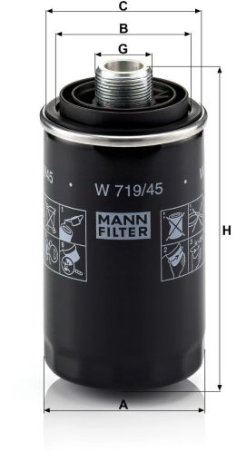 Маслен филтър MANN W719/45
