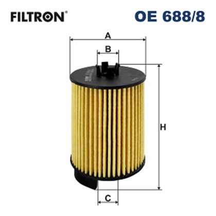 Маслен филтър FILTRON OE688/8