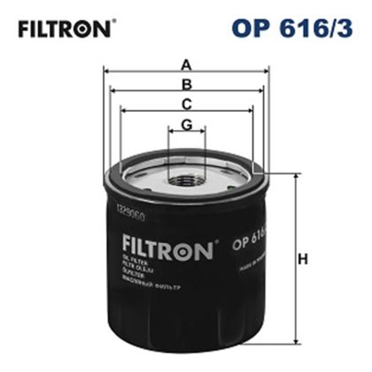 Маслен филтър FILTRON OP616/3
