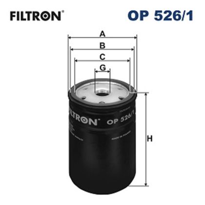 Маслен филтър FILTRON OP526/1
