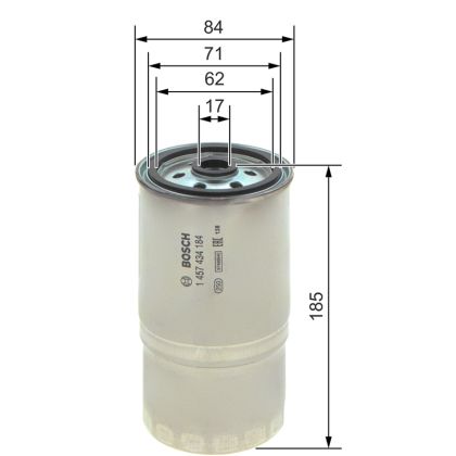 Горивен филтър  BOSCH 1457434184
