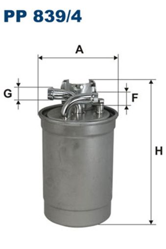Горивен филтър FILTRON PP839/4