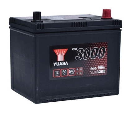 YUASA YBX3205 12V 60AH 540A R+