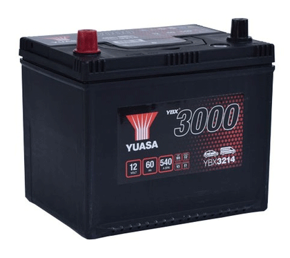 YUASA YBX3214 12V 60AH 540A L+