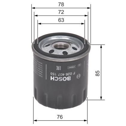 Маслен филтър BOSCH F026407153