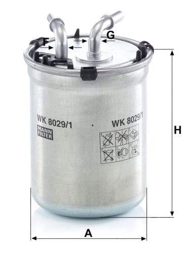 Горивен филтър MANN WK8029/1