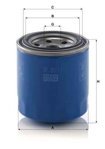 Маслен филтър MANN W8017