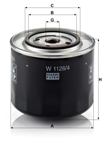 Маслен филтър MANN W 1126