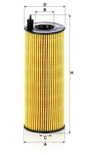Маслен филтър MANN HU721/5X