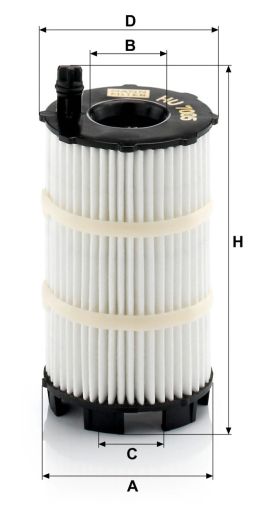 Маслен филтър MANN HU7005X