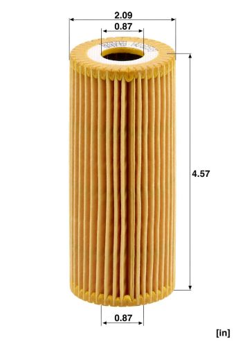 Маслен филтър MANN HU615/3 X