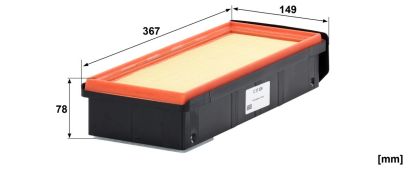 Въздушен филтър MANN C37009