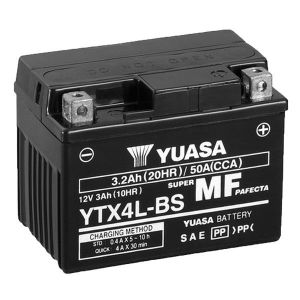 YUASA YTX4L-BS 12V 3.2AH 50AH R+