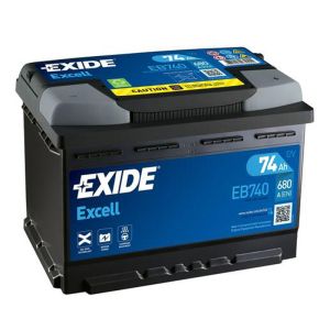 EXIDE EXCELL 74Ah 680A