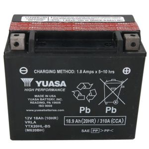 YUASA YTX20HL-BS-PW 12V 18.9AH 310A R+