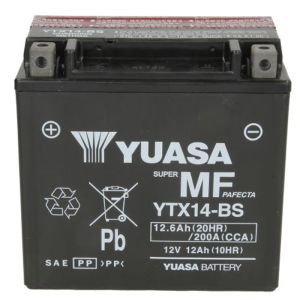 YUASA YTX14-BS 12V 12.6AH 200A L+