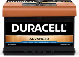 DURACELL 12V 75AH 680A R+