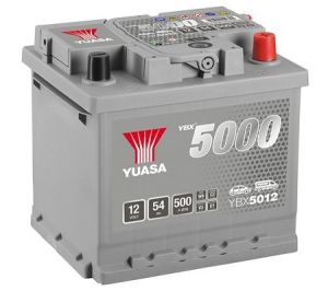 YUASA YBX5012 12V 54AH 500A R+