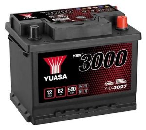 YUASA YBX3027 12V 60AH 550A R+