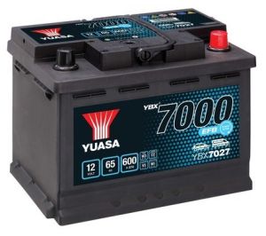 YUASA YBX7027 12V 65AH EFB 600A R+