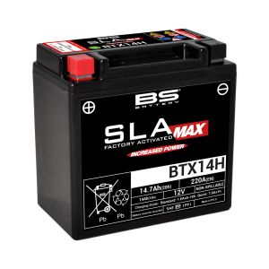 BS BATTERY BTX14HL SLA MAX 12V 14.7AH 210A L+
